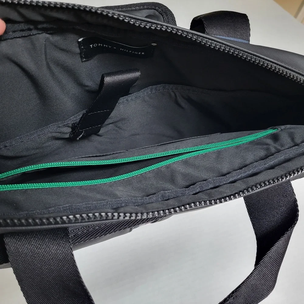 NEW Tommy Hilfiger Black Nylon 16